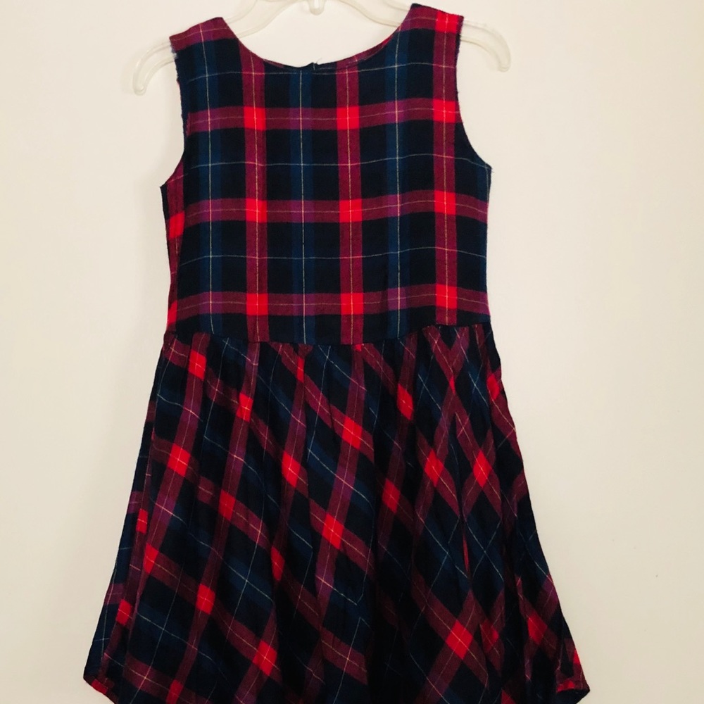 Pumpkin Patch Red and Blue Checkered Dress